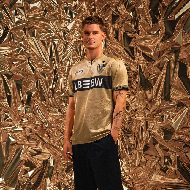 VfB Auswärtstrikot gold 26/27