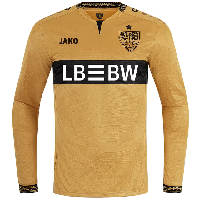 VfB Auswärtstrikot Langarm gold 26/27