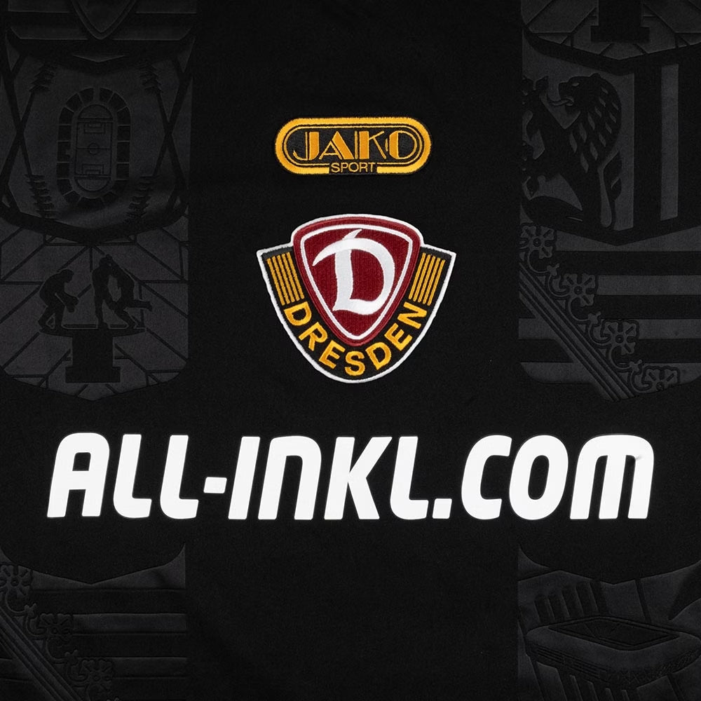 Dynamo - Spielertrikot LANGARM 26/27 AWAY schwarz