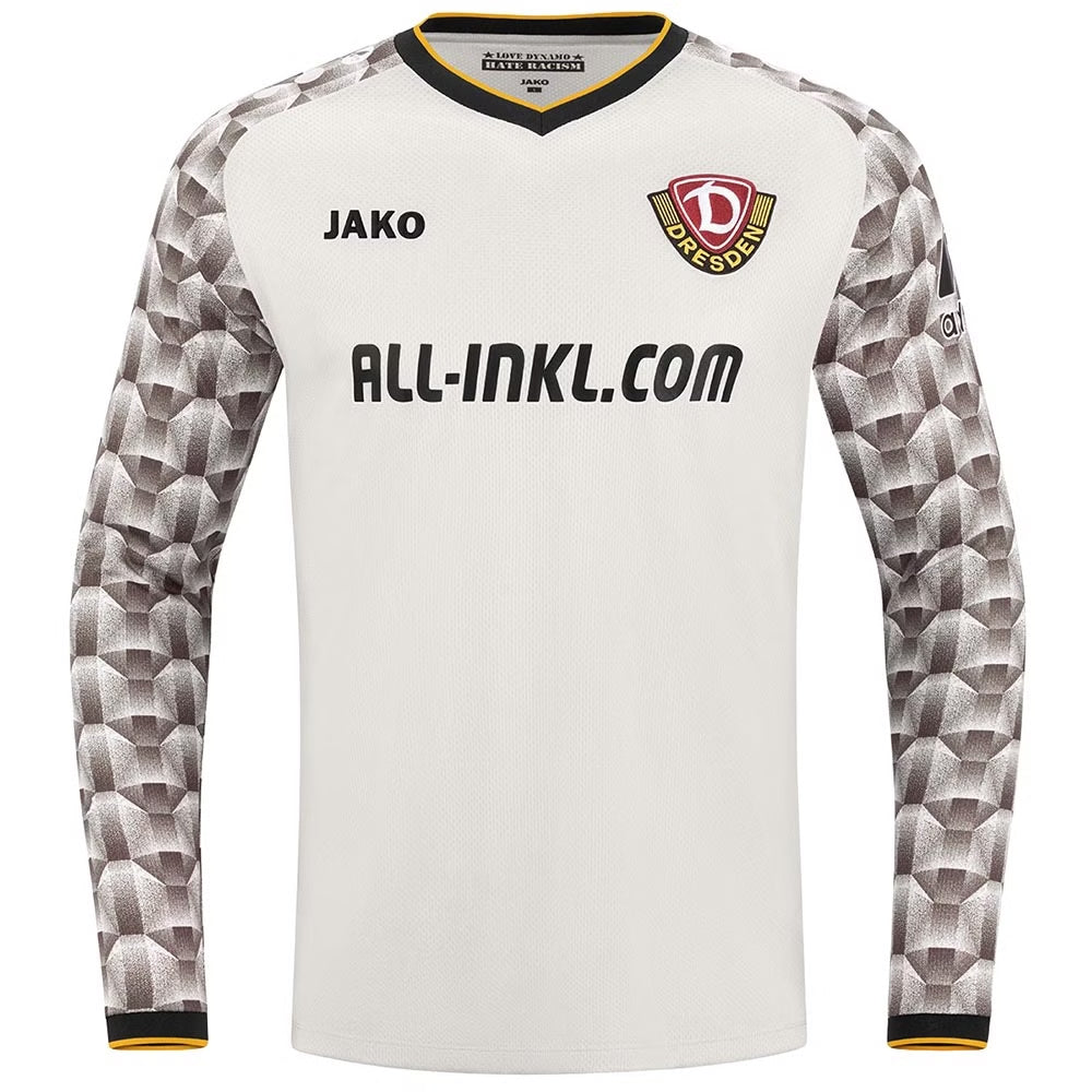 Dynamo - Spielertrikot LANGARM 26/27 AWAY cremeweiß